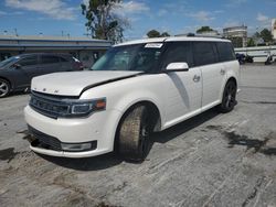 Salvage cars for sale at Tulsa, OK auction: 2013 Ford Flex Limited