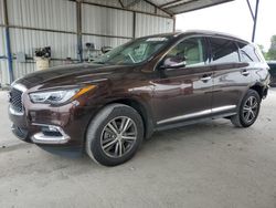 Salvage cars for sale at Cartersville, GA auction: 2020 Infiniti QX60 Luxe