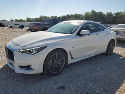 Salvage cars for sale at New Braunfels, TX auction: 2017 Infiniti Q60 Premium