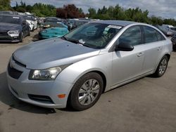 Salvage cars for sale at Woodburn, OR auction: 2012 Chevrolet Cruze LS