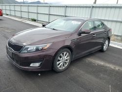 KIA Optima ex Vehiculos salvage en venta: 2015 KIA Optima EX