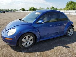 Volkswagen salvage cars for sale: 2007 Volkswagen New Beetle 2.5L Luxury