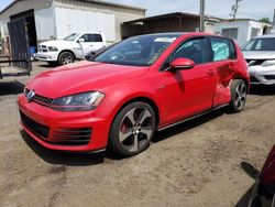 Volkswagen GTI Sport salvage cars for sale: 2017 Volkswagen GTI Sport