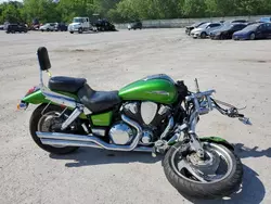 Salvage motorcycles for sale at Ellwood City, PA auction: 2003 Honda VTX1800 C