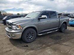 Salvage cars for sale from Copart Denver, CO: 2012 Dodge RAM 1500 Laramie