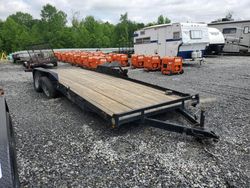 Salvage trucks for sale at Gastonia, NC auction: 2018 Trail King Flat