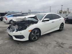 Salvage cars for sale at Sun Valley, CA auction: 2016 Honda Civic Touring