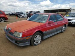 Salvage cars for sale at Brighton, CO auction: 1991 Alfa Romeo 164 Sport