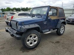 Jeep salvage cars for sale: 2002 Jeep Wrangler / TJ X