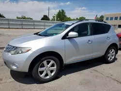Salvage cars for sale from Copart Littleton, CO: 2010 Nissan Murano S