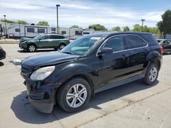 Salvage cars for sale from Copart Sacramento, CA: 2016 Chevrolet Equinox LS