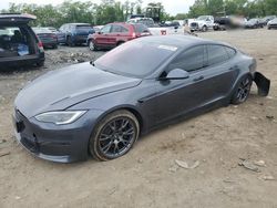Salvage cars for sale at Baltimore, MD auction: 2022 Tesla Model S