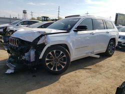 Jeep Grand Cherokee l Overland salvage cars for sale: 2022 Jeep Grand Cherokee L Overland