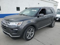 Salvage cars for sale from Copart Farr West, UT: 2018 Ford Explorer Limited