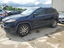 Salvage cars for sale at Lawrenceburg, KY auction: 2014 Jeep Cherokee Limited