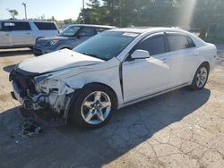 Chevrolet salvage cars for sale: 2010 Chevrolet Malibu 1LT