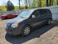 Salvage cars for sale from Copart Center Rutland, VT: 2011 Chrysler Town & Country Touring L