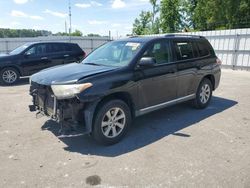 Salvage cars for sale from Copart Dunn, NC: 2012 Toyota Highlander Base