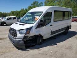 Salvage cars for sale from Copart Ellwood City, PA: 2015 Ford Transit T-250