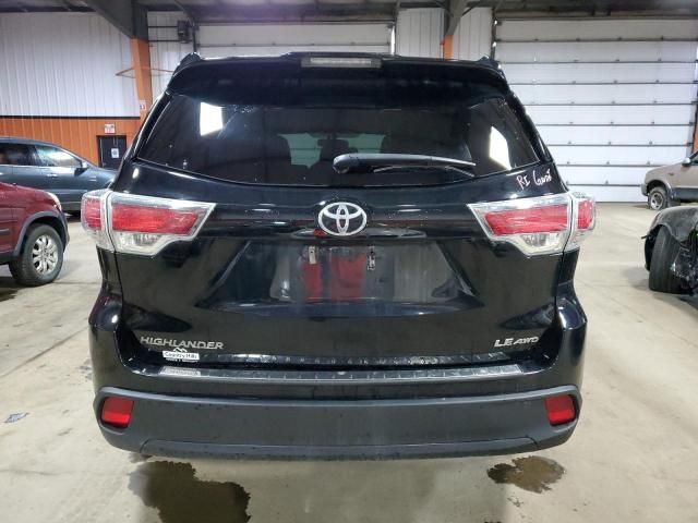 2015 Toyota Highlander LE