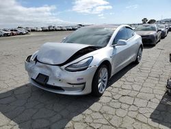 Tesla salvage cars for sale: 2018 Tesla Model 3