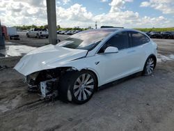 Salvage cars for sale at West Palm Beach, FL auction: 2020 Tesla Model X