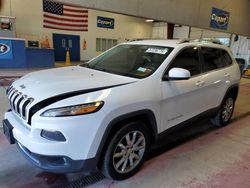 Jeep Cherokee Limited salvage cars for sale: 2015 Jeep Cherokee Limited