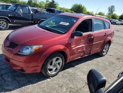 Salvage cars for sale at Indianapolis, IN auction: 2003 Pontiac Vibe