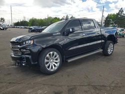 Chevrolet Silverado k1500 High Country Vehiculos salvage en venta: 2019 Chevrolet Silverado K1500 High Country