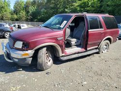 Salvage cars for sale at Waldorf, MD auction: 1999 Ford Expedition