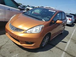 Honda FIT Sport salvage cars for sale: 2010 Honda FIT Sport