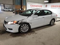 Salvage cars for sale at Eldridge, IA auction: 2015 Honda Accord EXL