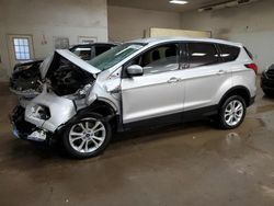 Salvage cars for sale from Copart Davison, MI: 2019 Ford Escape SE