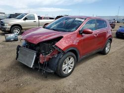 Salvage cars for sale at Brighton, CO auction: 2017 KIA Sportage LX