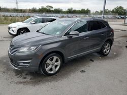 Salvage cars for sale from Copart Orlando, FL: 2018 Lincoln MKC Premiere