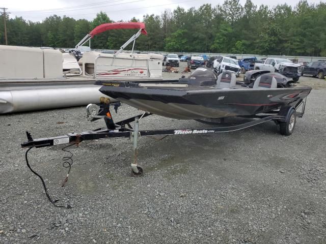 2017 Triton Boat With Trailer