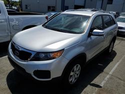 Salvage cars for sale at Vallejo, CA auction: 2013 KIA Sorento LX