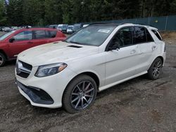 Carros salvage a la venta en subasta: 2018 Mercedes-Benz GLE 63 AMG-S 4matic