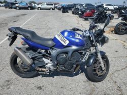 Salvage motorcycles for sale at Van Nuys, CA auction: 2006 Yamaha FZ6 SC