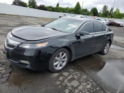 Salvage cars for sale at Portland, OR auction: 2014 Acura TL Tech