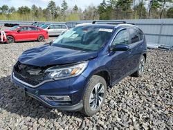 Salvage cars for sale at Windham, ME auction: 2016 Honda CR-V Touring