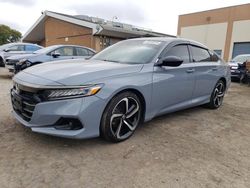 Salvage cars for sale at Hayward, CA auction: 2022 Honda Accord Sport