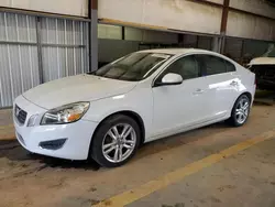 Salvage cars for sale at Mocksville, NC auction: 2012 Volvo S60 T5
