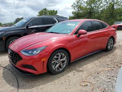 Salvage cars for sale at Houston, TX auction: 2021 Hyundai Sonata SEL