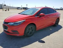 Salvage cars for sale at Fresno, CA auction: 2017 Chevrolet Cruze LT