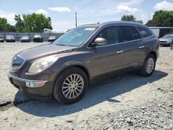 Salvage cars for sale at Mebane, NC auction: 2010 Buick Enclave CXL