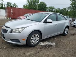 Salvage cars for sale from Copart Baltimore, MD: 2011 Chevrolet Cruze LT