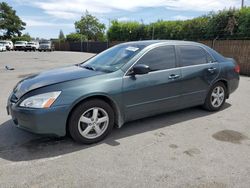 Salvage cars for sale at San Martin, CA auction: 2004 Honda Accord EX