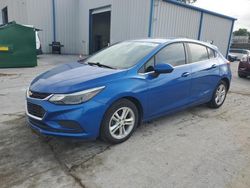 Salvage cars for sale at Tulsa, OK auction: 2018 Chevrolet Cruze LT