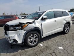 Salvage cars for sale at Colton, CA auction: 2014 Toyota Highlander XLE